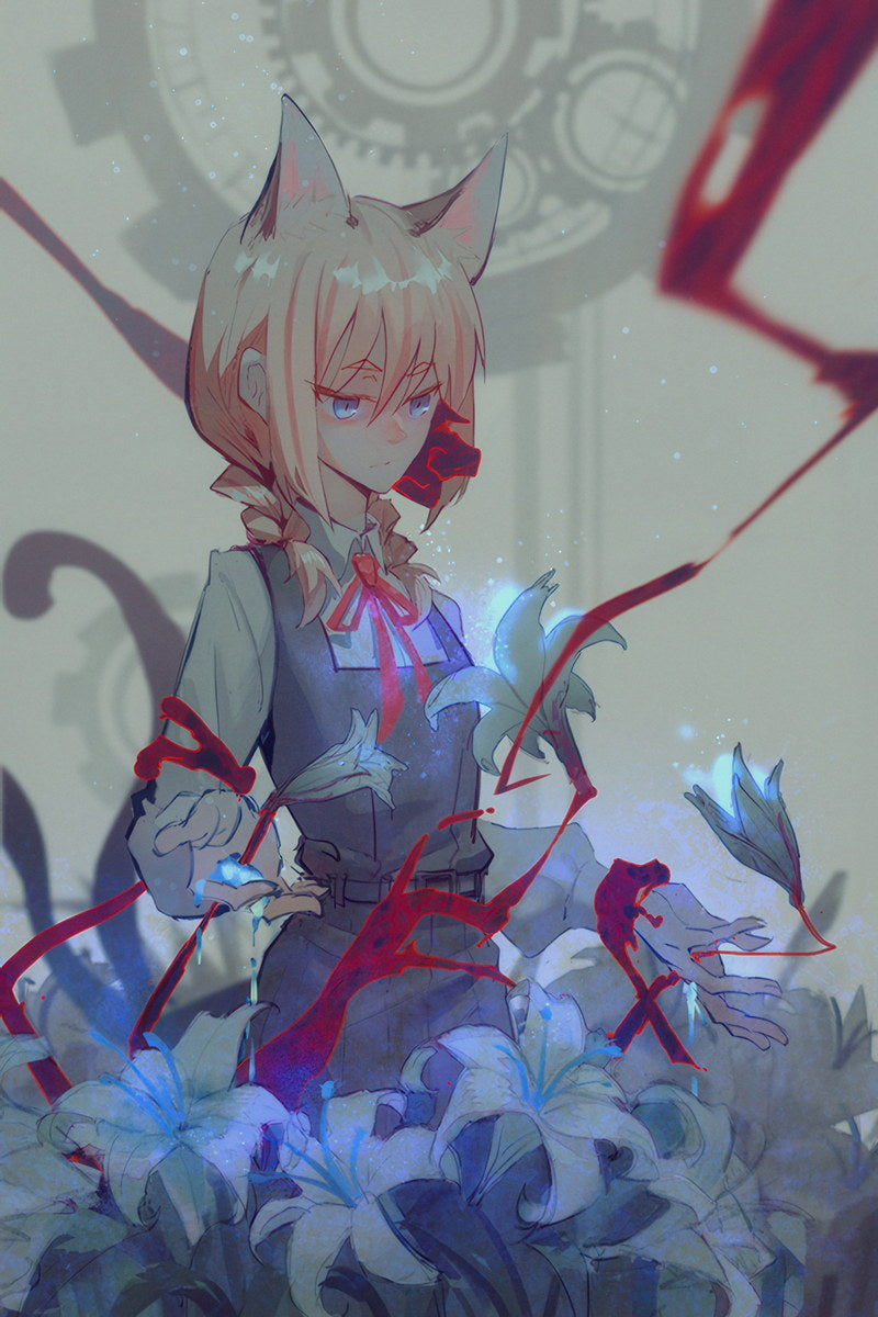 Flip Flappers Anime Poster Magical Girl Print Japanese Manga Wall Art Papika Artwork - xonomax