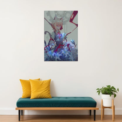 Flip Flappers Anime Poster Magical Girl Print Japanese Manga Wall Art Papika Artwork - xonomax