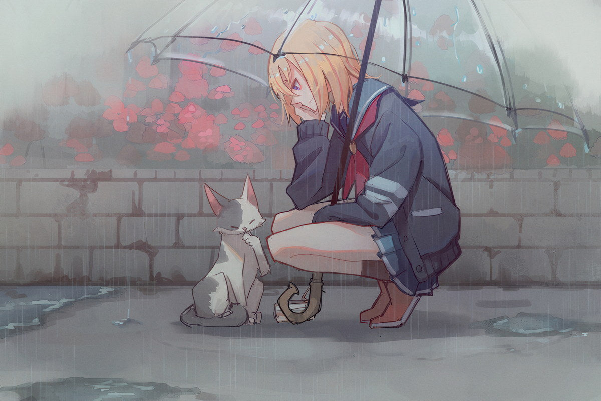 Flip Flappers Anime Poster Magical Girl Print Japanese Manga Wall Art Cocona Artwork - xonomax