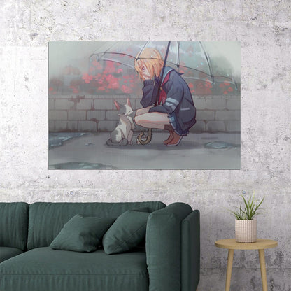 Flip Flappers Anime Poster Magical Girl Print Japanese Manga Wall Art Cocona Artwork - xonomax