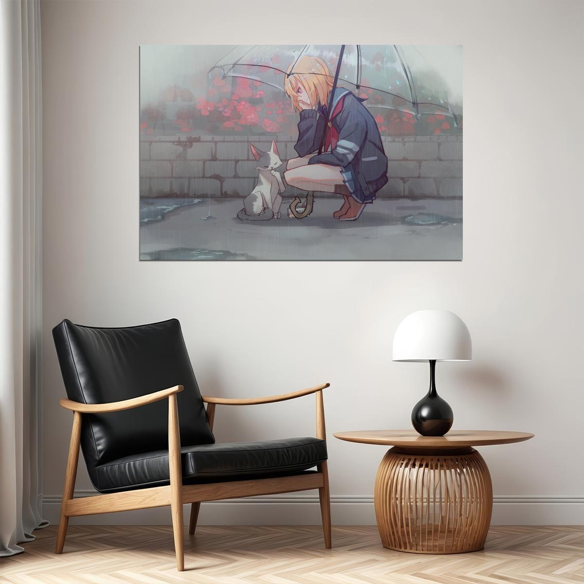 Flip Flappers Anime Poster Magical Girl Print Japanese Manga Wall Art Cocona Artwork - xonomax