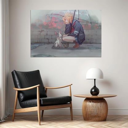 Flip Flappers Anime Poster Magical Girl Print Japanese Manga Wall Art Cocona Artwork - xonomax