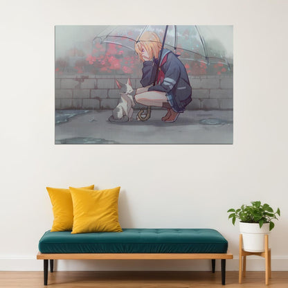 Flip Flappers Anime Poster Magical Girl Print Japanese Manga Wall Art Cocona Artwork - xonomax