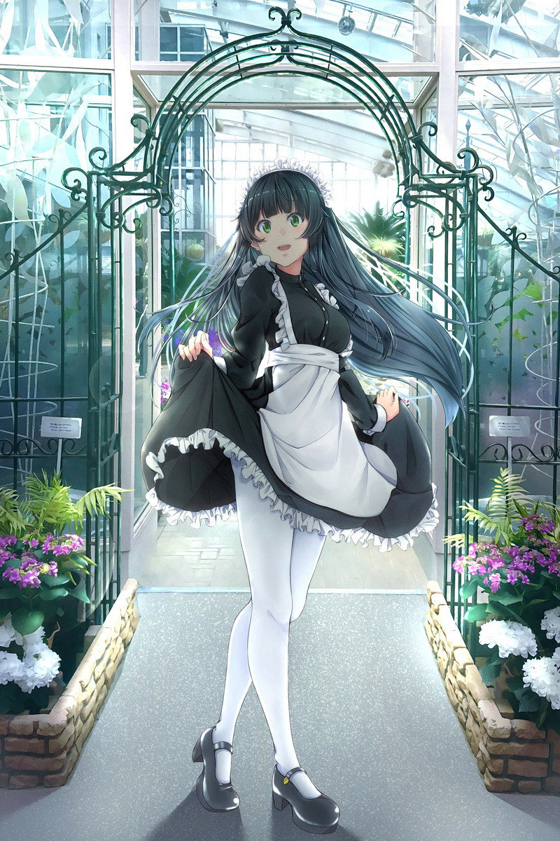 Flying Witch Anime Poster Magical Slice of Life Print Japanese Manga Wall Art Makoto Kowata Artwork - xonomax