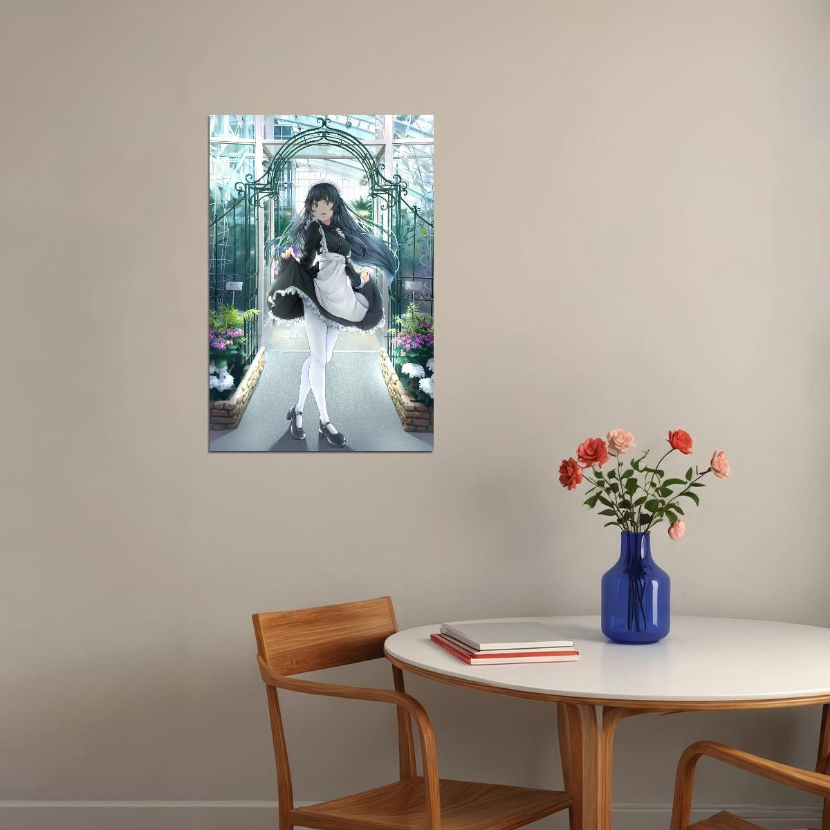 Flying Witch Anime Poster Magical Slice of Life Print Japanese Manga Wall Art Makoto Kowata Artwork - xonomax