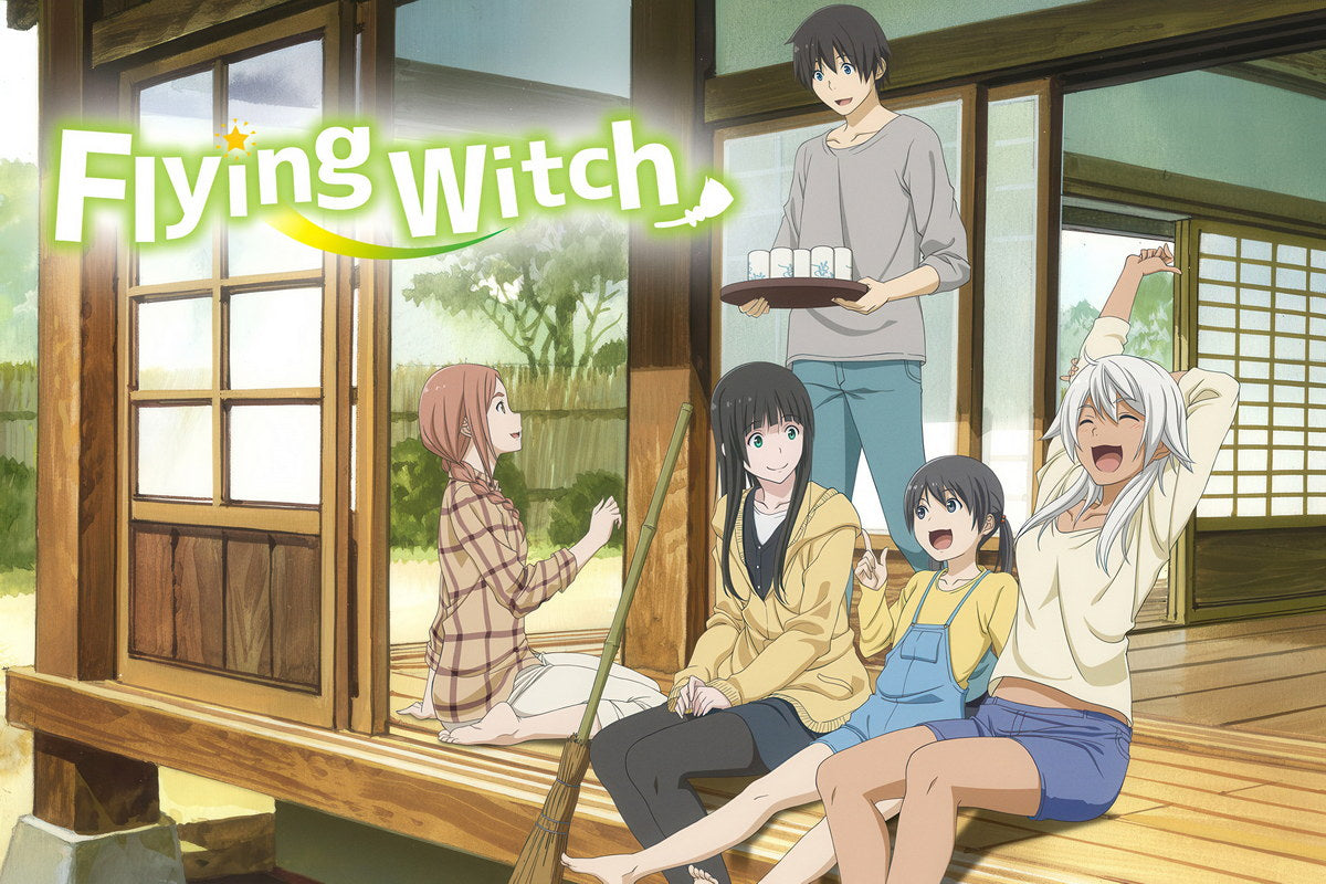 Flying Witch Anime Poster Magical Slice of Life Print Japanese Manga Wall Art - xonomax
