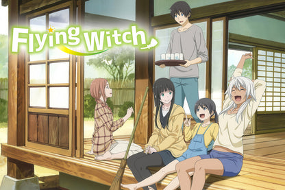 Flying Witch Anime Poster Magical Slice of Life Print Japanese Manga Wall Art - xonomax