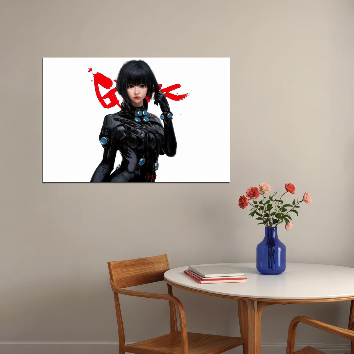 Gantz Anime Poster Sci-Fi Suit Print Japanese Manga Wall Art - xonomax