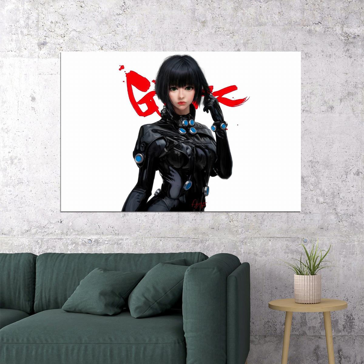 Gantz Anime Poster Sci-Fi Suit Print Japanese Manga Wall Art - xonomax