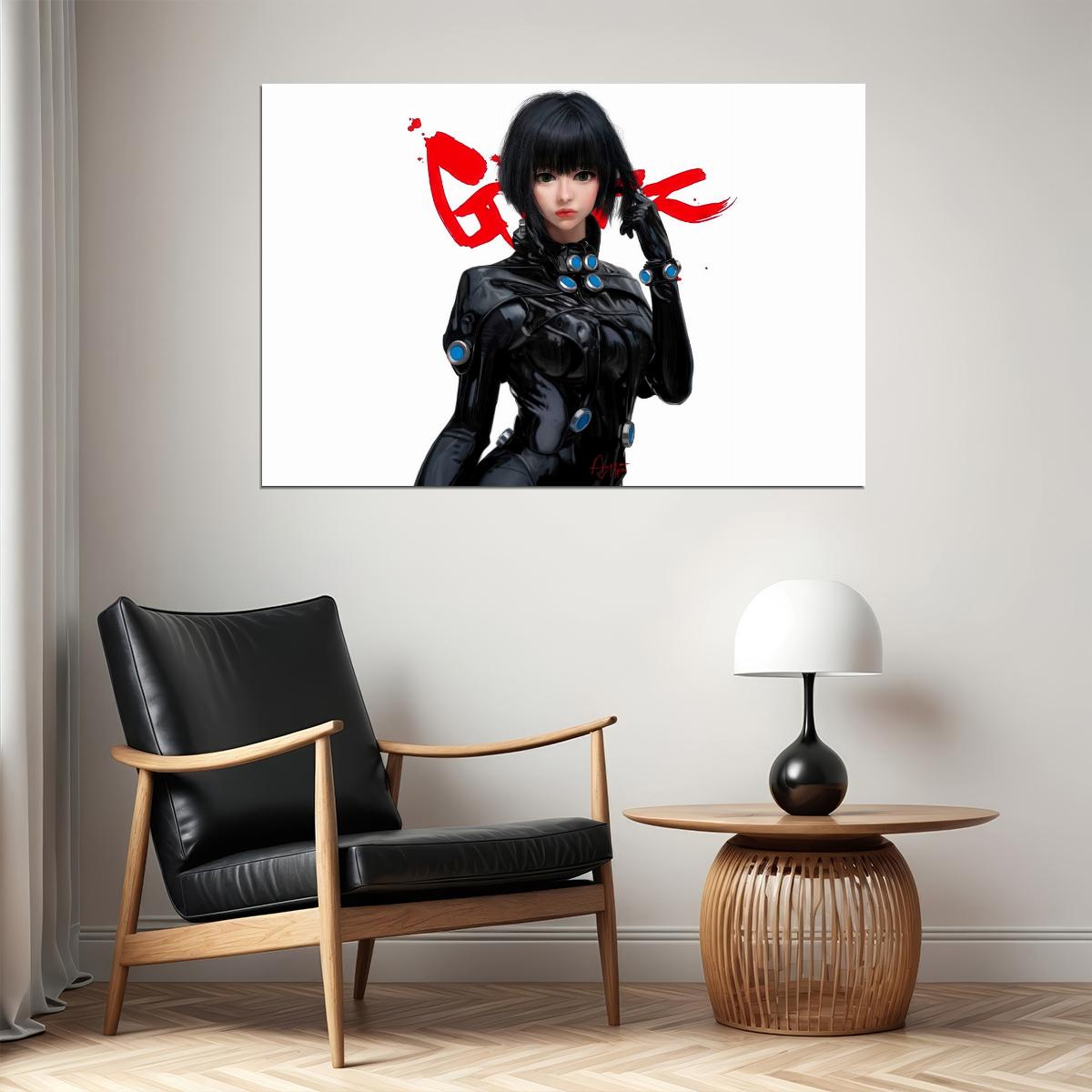 Gantz Anime Poster Sci-Fi Suit Print Japanese Manga Wall Art - xonomax