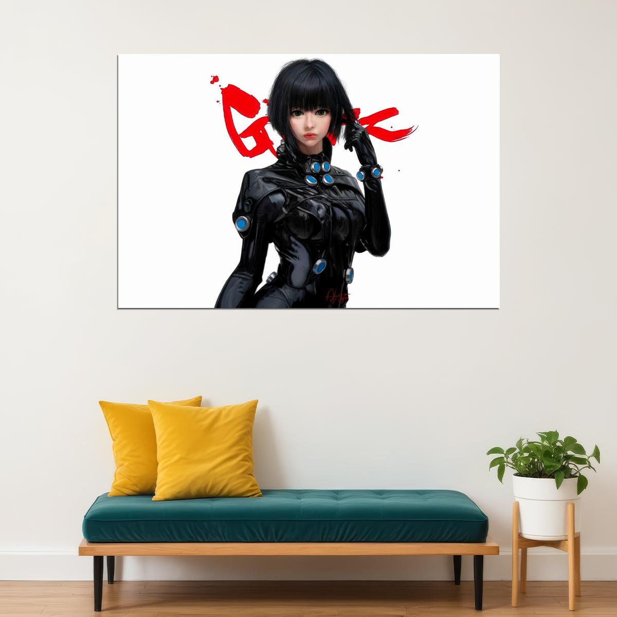 Gantz Anime Poster Sci-Fi Suit Print Japanese Manga Wall Art - xonomax