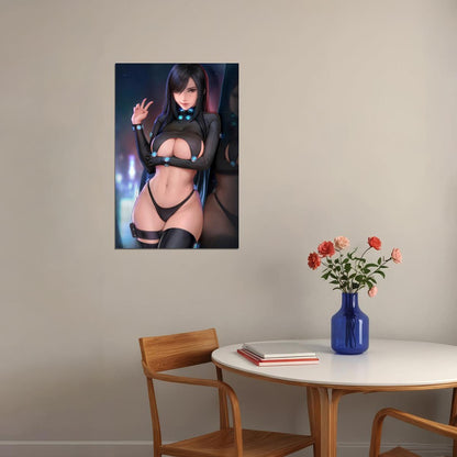 Gantz Anime Poster Shimohira Reika Print Japanese Manga Wall Art Sexy Fighter Girl Artwork - xonomax