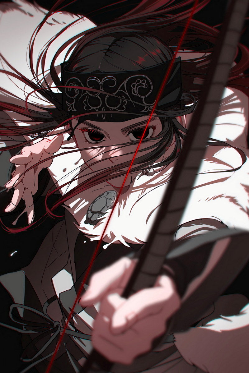 Golden Kamuy Anime Poster Asirpa Print Japanese Manga Wall Art - xonomax