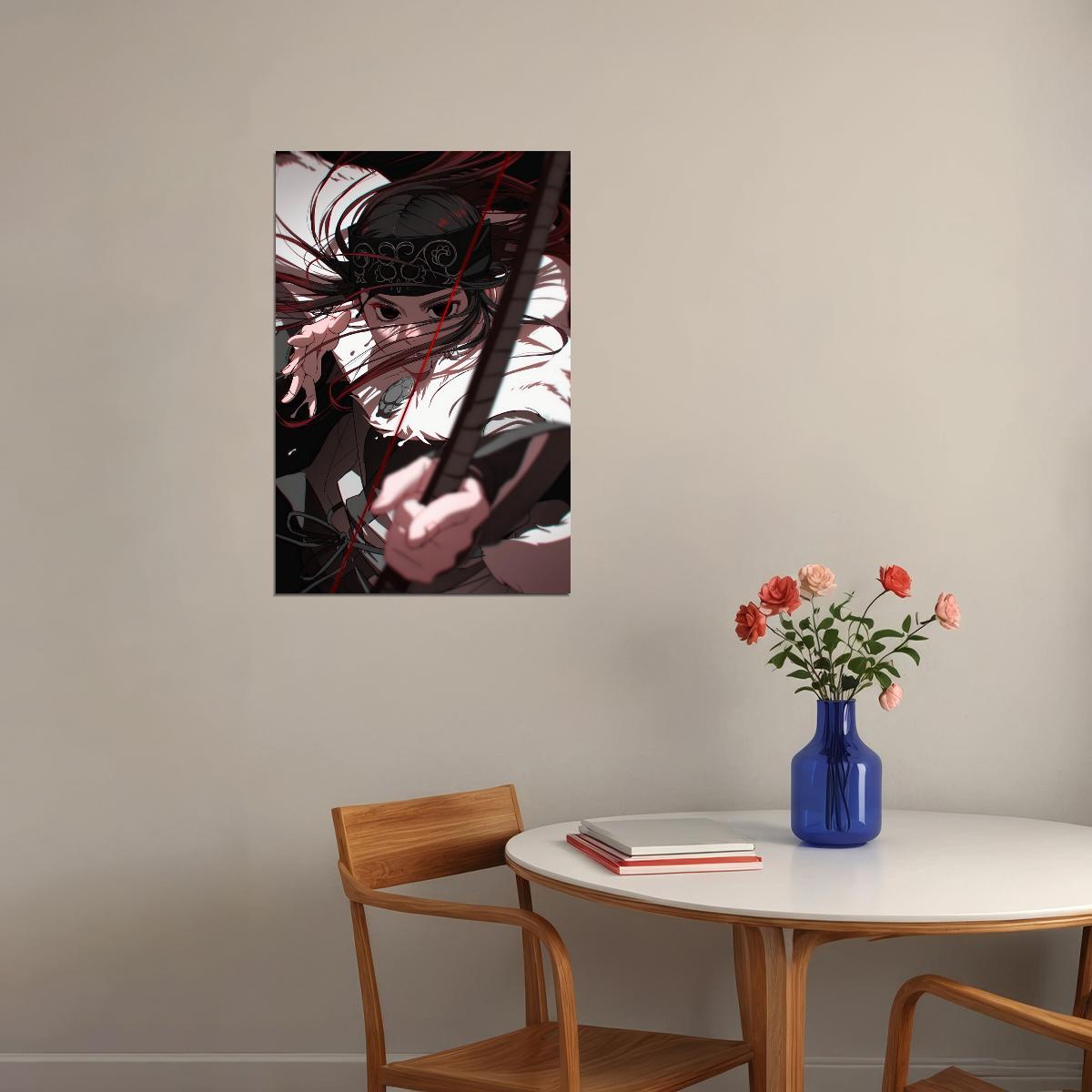 Golden Kamuy Anime Poster Asirpa Print Japanese Manga Wall Art - xonomax