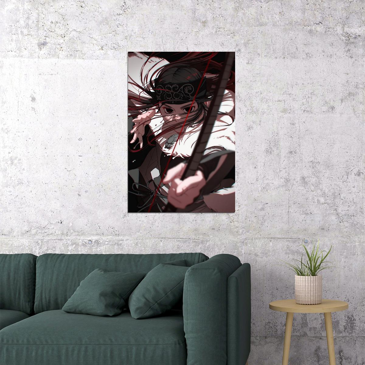 Golden Kamuy Anime Poster Asirpa Print Japanese Manga Wall Art - xonomax