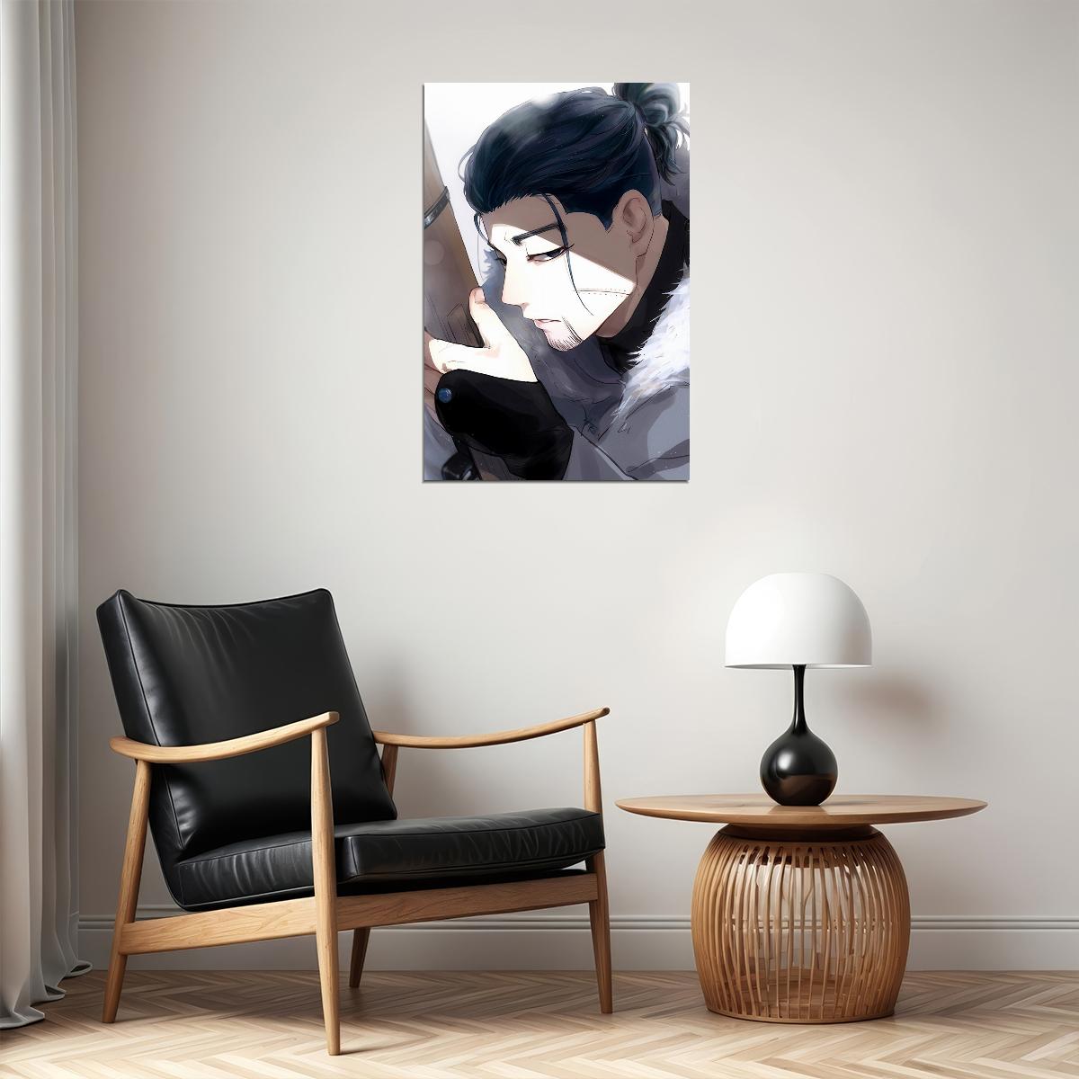 Golden Kamuy Anime Poster Ogata Hyakunosuke Print Japanese Manga Wall Art - xonomax