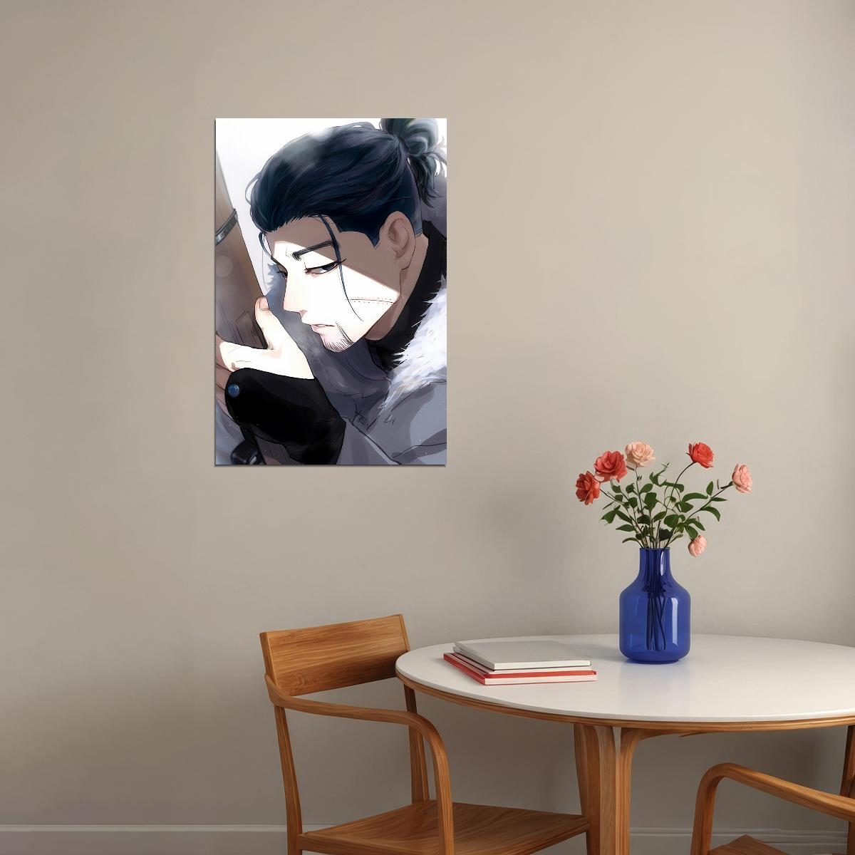 Golden Kamuy Anime Poster Ogata Hyakunosuke Print Japanese Manga Wall Art - xonomax