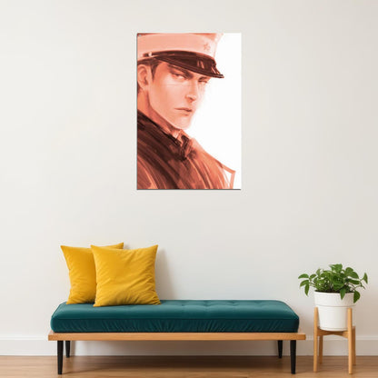 Golden Kamuy Anime Poster Sugimoto Saichi Print Japanese Manga Wall Art - xonomax