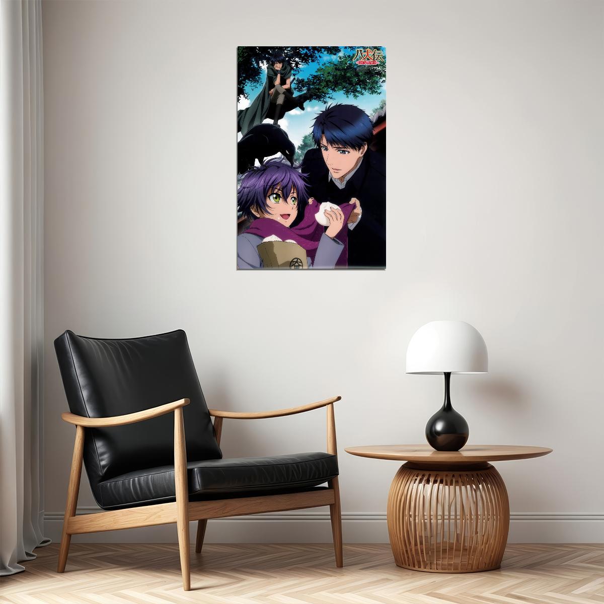 Hakkenden Touhou Hakken Ibun Anime Poster Boys Duo Print Japanese Manga Wall Art - xonomax