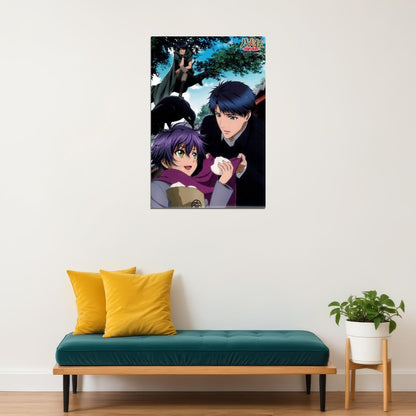 Hakkenden Touhou Hakken Ibun Anime Poster Boys Duo Print Japanese Manga Wall Art - xonomax