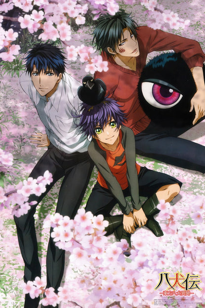 Hakkenden Touhou Hakken Ibun Anime Poster Sakura Moment Print Japanese Manga Wall Art Boy Love Artwork - xonomax