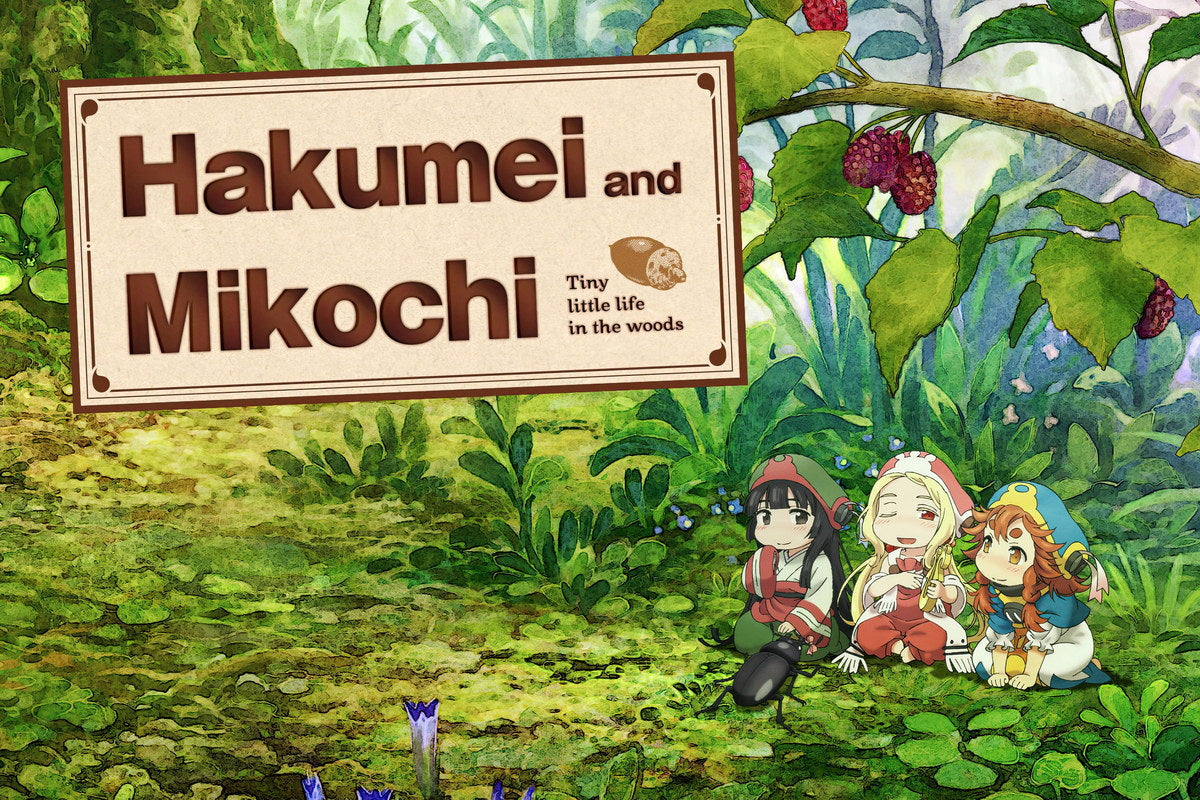 Hakumei and Mikochi Anime Poster Forest Adventure Print Japanese Manga Wall Art - xonomax