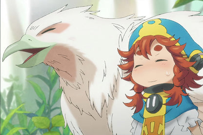 Hakumei and Mikochi Anime Poster Animal Companion Print Japanese Manga Wall Art - xonomax