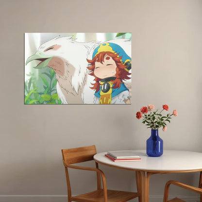 Hakumei and Mikochi Anime Poster Animal Companion Print Japanese Manga Wall Art - xonomax