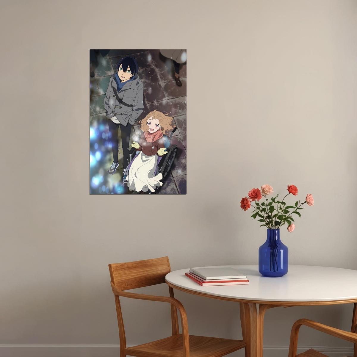 Josee the Tiger and the Fish Anime Poster Josee to Tora to Sakana-tachi Print Japanese Manga Wall Art
