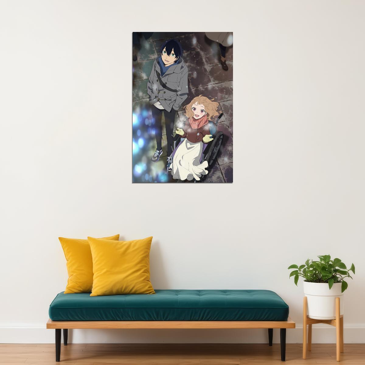 Josee the Tiger and the Fish Anime Poster Josee to Tora to Sakana-tachi Print Japanese Manga Wall Art
