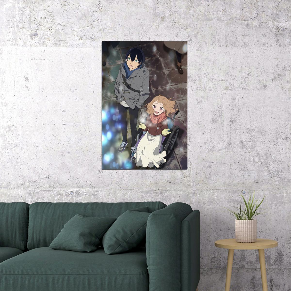 Josee the Tiger and the Fish Anime Poster Josee to Tora to Sakana-tachi Print Japanese Manga Wall Art