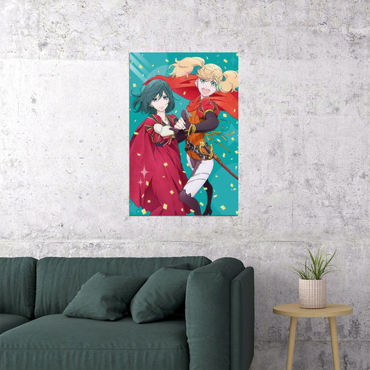 Kageki Shoujo Anime Poster Watanabe Sarasa and Narata Ai Print Japanese Manga Wall Art