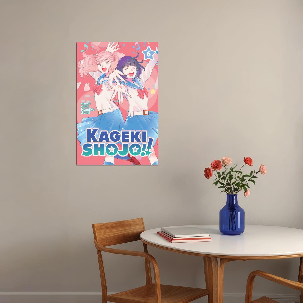 Kageki Shoujo Anime Poster Watanabe Sarasa and Narata Ai Print Japanese Manga Wall Art