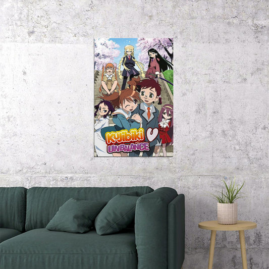 Kujibiki Unbalance Anime Poster Comedy School Life Print Japanese Manga Wall Art