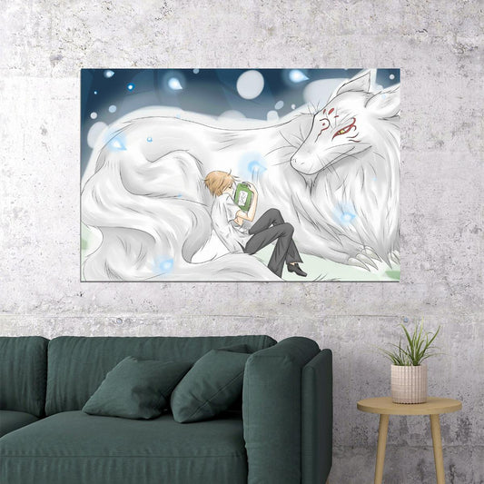 Natsume's Book of Friends Anime Poster Natsume Yuujinchou Print Japanese Manga Wall Art Madara Yokai Artwork