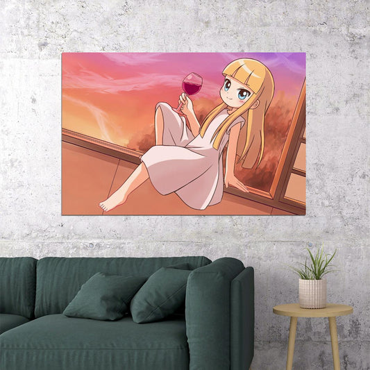 Okko’s Inn Anime Poster Wakaokami wa Shougakusei Print Japanese Manga Wall Art Akino Miyo Artwork
