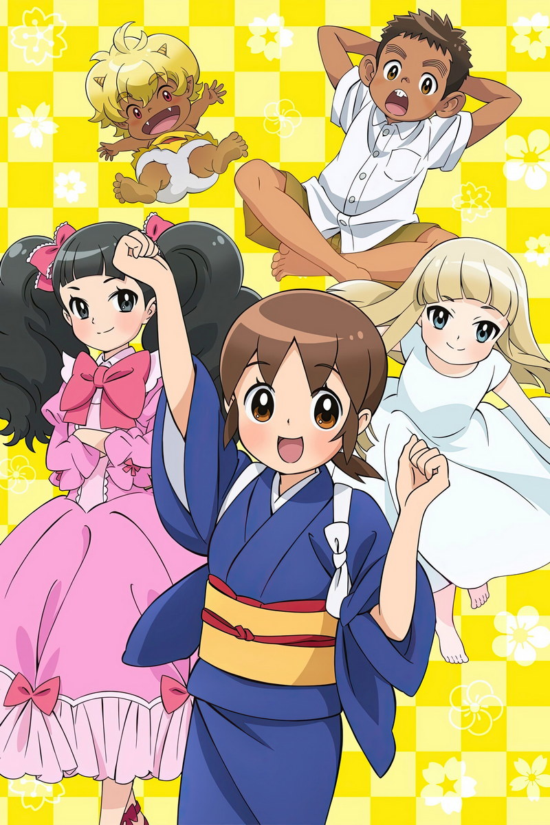 Okko’s Inn Anime Poster Wakaokami wa Shougakusei Print Japanese Manga Wall Art - xonomax