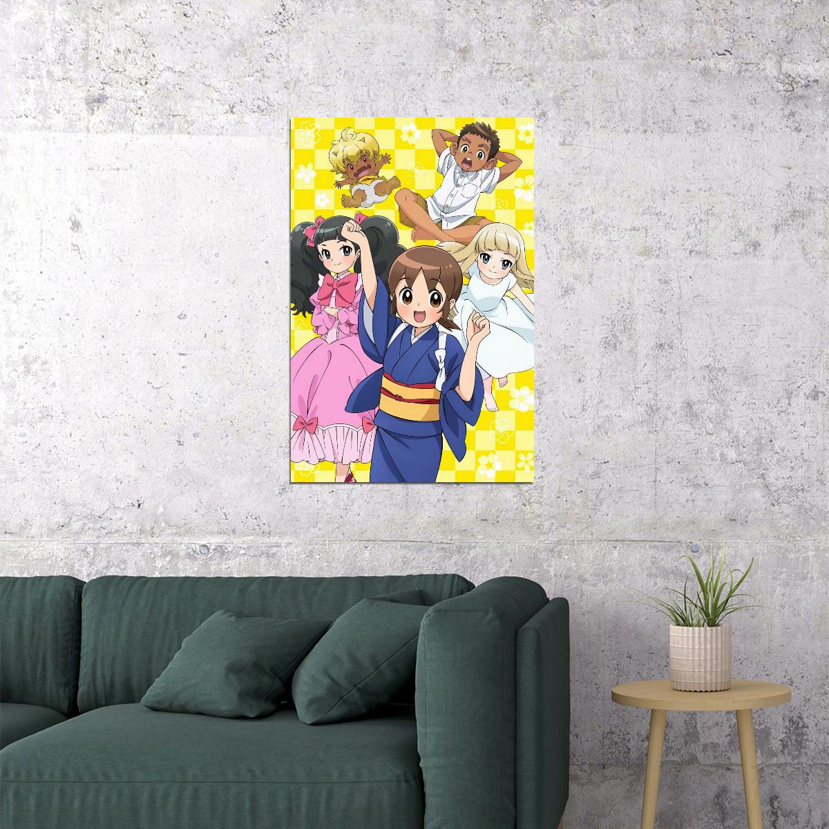 Okko’s Inn Anime Poster Wakaokami wa Shougakusei Print Japanese Manga Wall Art - xonomax