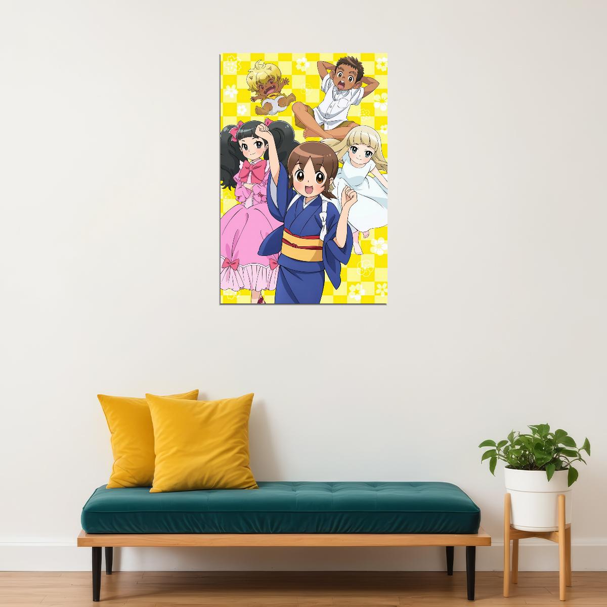 Okko’s Inn Anime Poster Wakaokami wa Shougakusei Print Japanese Manga Wall Art - xonomax