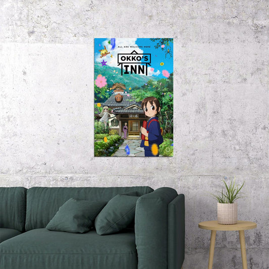 Okko’s Inn Anime Poster Wakaokami wa Shougakusei Print Japanese Manga Wall Art