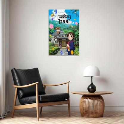 Okko’s Inn Anime Poster Wakaokami wa Shougakusei Print Japanese Manga Wall Art - xonomax