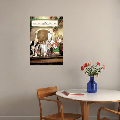 Ristorante Paradiso Anime Poster Print Japanese Manga Wall Art