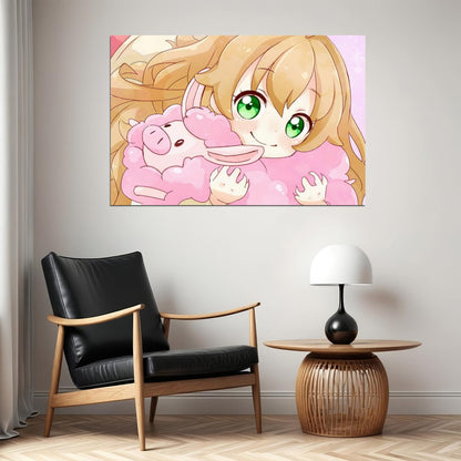 Sweetness and Lightning Anime Poster Japanese Manga Wall Art - xonomax