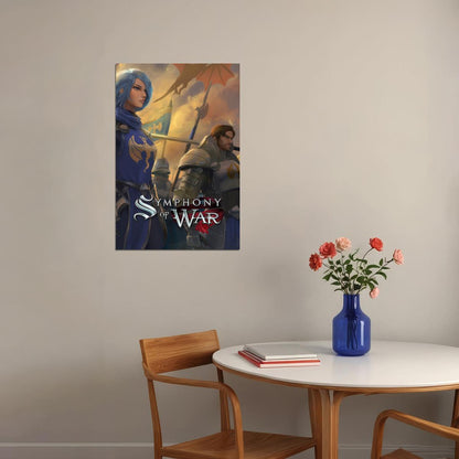 Symphony of War Poster Video Game Wall Art RPG Gaming Print Fantasy Game Decor for Men - xonomax