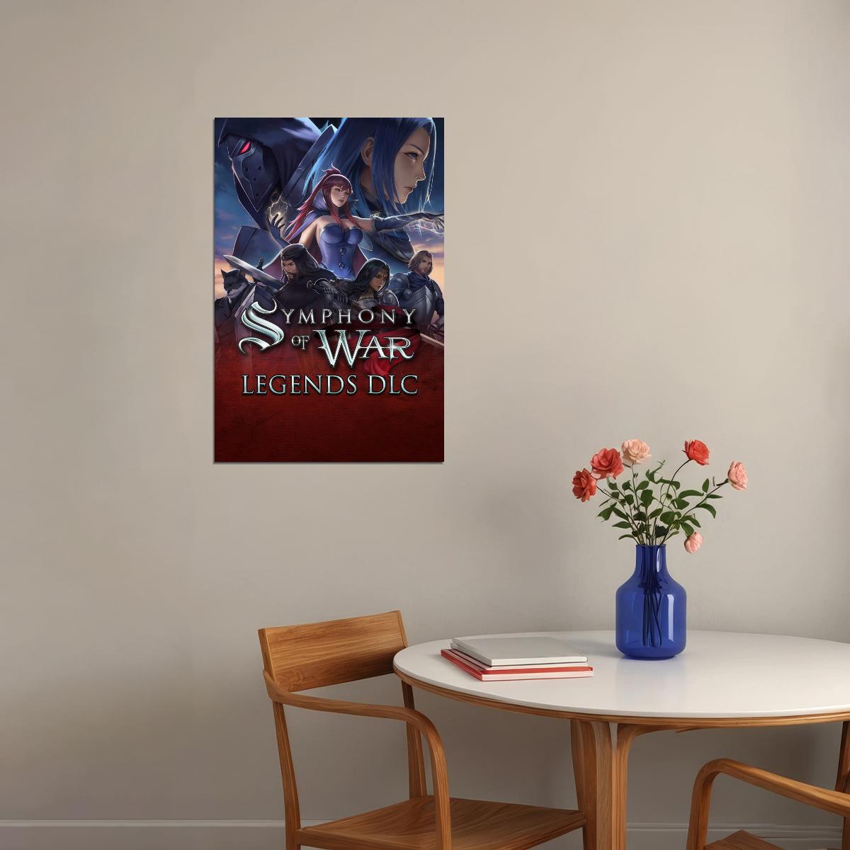 Symphony of War Poster Legends DLC Video Game Wall Art Epic Strategy RPG Gaming Print for Men - xonomax
