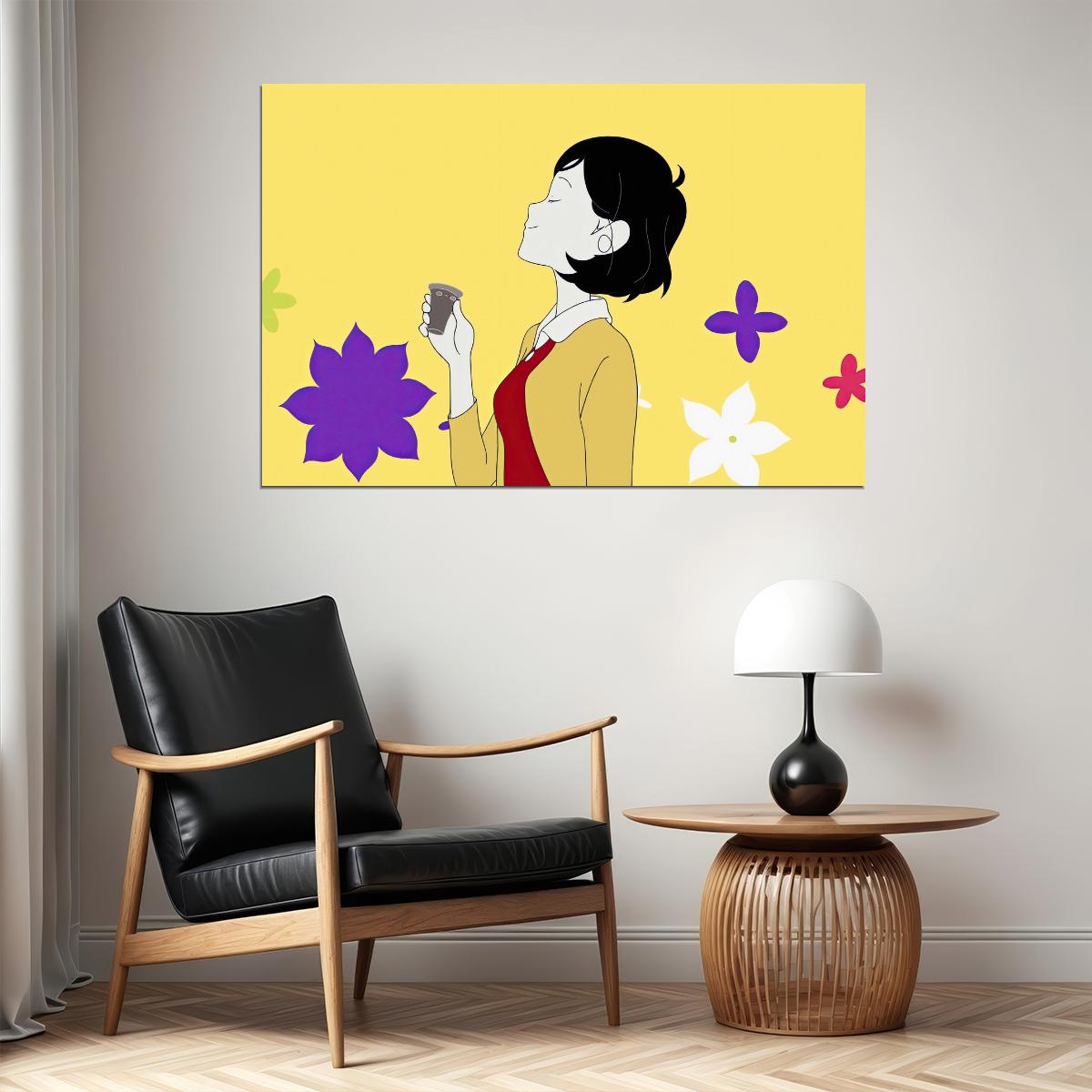 Yoru wa Mijikashi Arukeyo Otome Anime Poster The Night is Short Walk on Girl Japanese Print