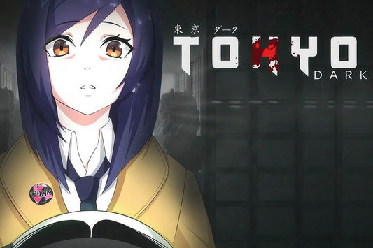 Tokyo Dark Poster Visual Novel Game Print Japanese Gamer Wall Art