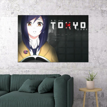 Tokyo Dark Poster Visual Novel Game Print Japanese Gamer Wall Art