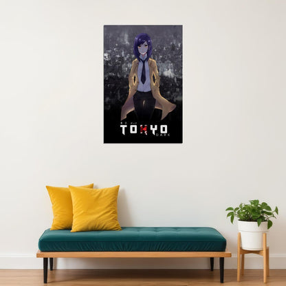 Tokyo Dark Poster Detective Adventure Game Art Japanese Manga Print Gaming Aesthetic - xonomax