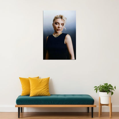 Florence Pugh Celebrity Posters for Room Aesthetic Famous Actress Photo Print Wall Art - xonomax